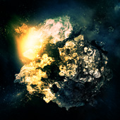 Create a Detailed Meteorite and Surrounding Space Environment in Photoshop