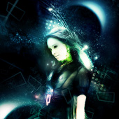 The Creation of “Immerse in Universe” Abstract Artwork in Photoshop